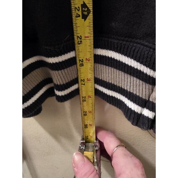 Vtg Majestic Mens Chicago White Sox Baseball Sweatshirt Jacket Full Zip Black M - Picture 8 of 10